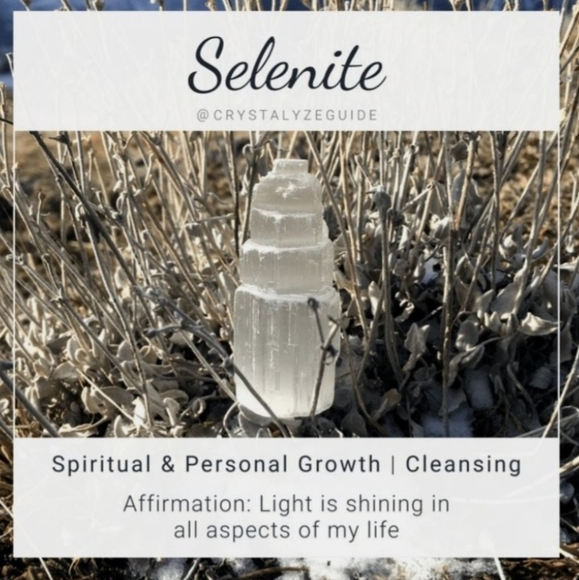Selenite Charging Slab Crystal Gemstone - Picture 8 of 14